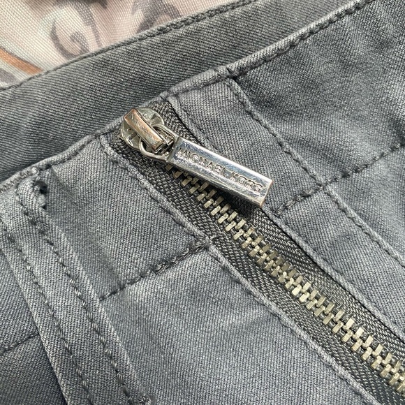MICHAEL Kors Skinny Ankle Zip Pants - Picture 7 of 10